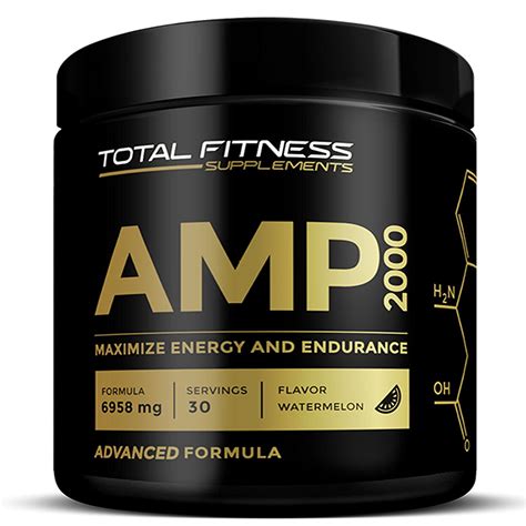 Total Fitness Supplements Amp 2000 Pre Workout Powder With Nitric Oxide