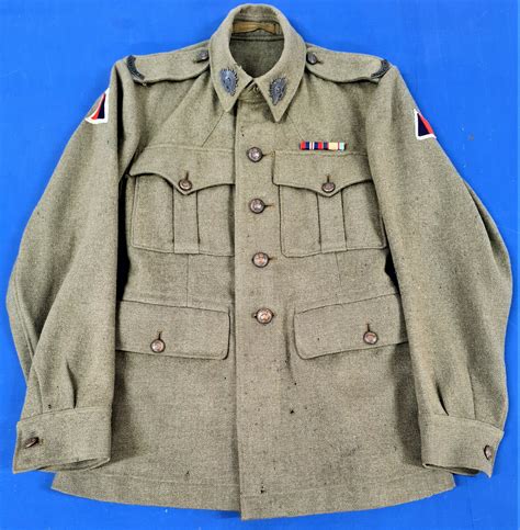 Vintage Ww2 Australian Army Uniform Jacket With Patches And Badges Anzac
