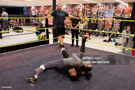 Professional Wrestler Gia Scott Wrestles With Former Wwe Female News