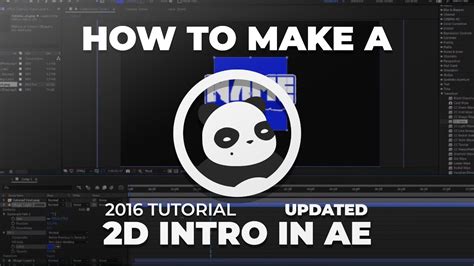 How To Make A 2d Intro In After Effects Tutorial Old Youtube