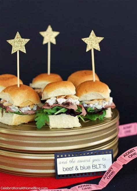 7 Festive And Easy Oscar Party Food Ideas Poof Red Carpets And Kinds
