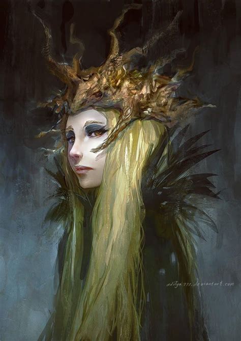 Forest Queen Untitled By Aditya With Images Fantasy Art Women Character Art Art