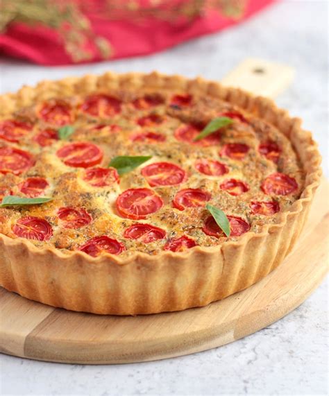Cheese And Tomato Quiche A Baking Journey