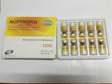 Nuptropin 120iu Hgh Human Growth Hormone Supplier Raw Powders