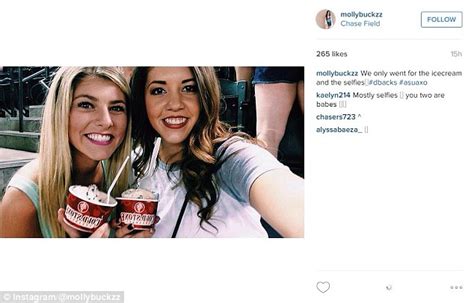mlb announcers mock sorority sisters taking selfies during arizona baseball game daily mail online