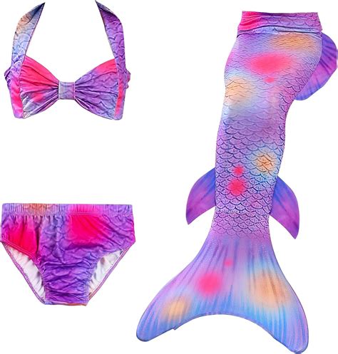 Wulau Bademode Pcs Bikini Sets Meerjungfrauenschwanz M Dchen