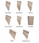 Photos of Wood Siding Profiles