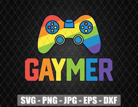 Gaymer Gamer Gay Pride Lgbt Svg Lgbt Svg Pride Party Svg Etsy