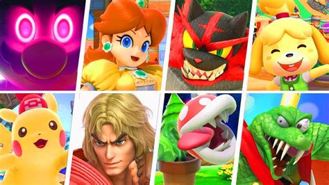 Super Smash Bros Ultimate All 77 Characters Gameplay Final Smashes