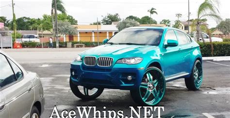 Ace 1 Candy Teal Bmw X6 On 30s Asantis N Laurens Candy Gold Murano
