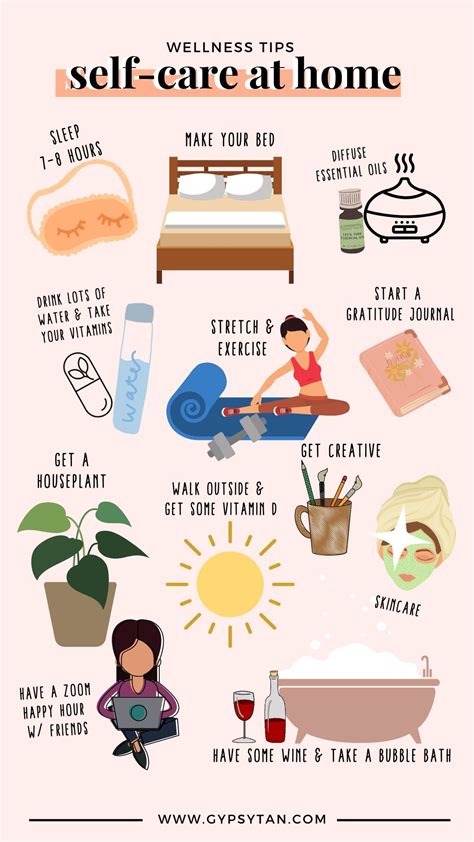 Self Care Tips How To Self Care At Home For Stress Relief Sabrina Tan