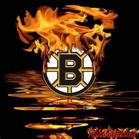 Bruins On Fire Boston Hockey Boston Bruins Hockey Hockey Dad Hockey
