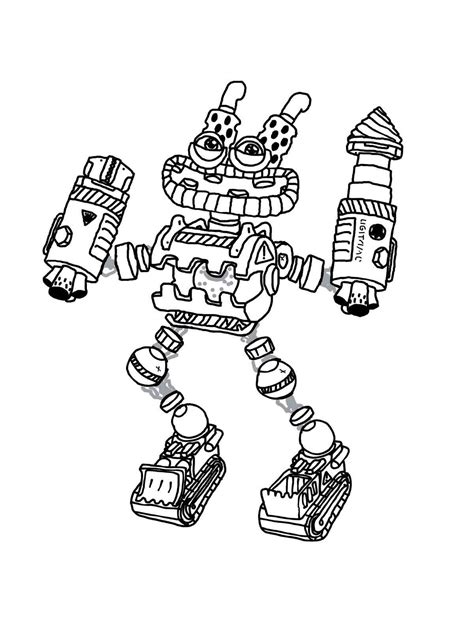 Wubbox Coloring Pages - Coloring Home