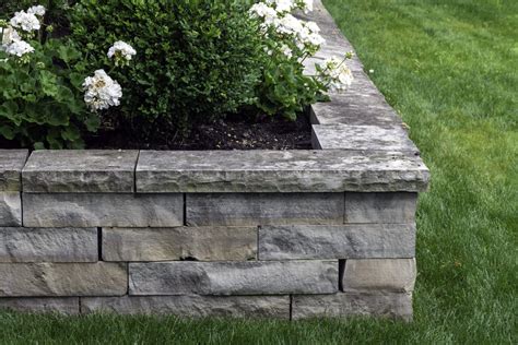 How To Build A Raised Flower Bed With Natural Stone Hilton Landscape