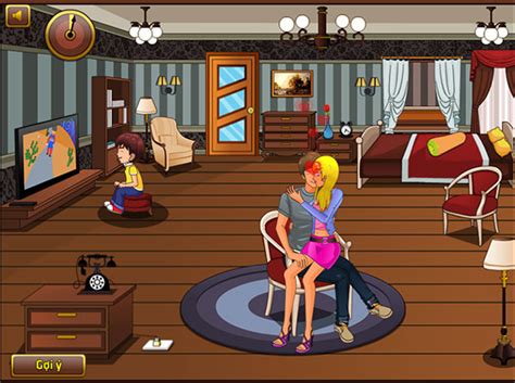 The new bedroom kissing game will feature two lovers who have just arrived home and want to kiss, but in the bed, there are many people who disturb them, and you will have to help them get through all the trials so that those two lovers to be able to kiss quietly. Bedroom Kissing 2 - Game Vui