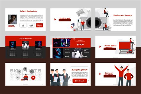 Youtube Content Plan Presentation Powerpoint Template By Rivatxfz