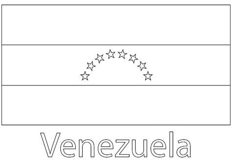 Dibujos De Bandera De Venezuela Para Colorear Dibujos Online
