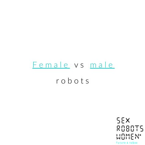 Female Vs Male Robots Erfolgsfaktor Frau Ev