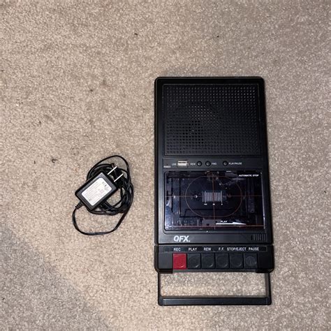 Qfx Retro 39 Shoebox Cassette Tape Recorder Aux Usb W Manual Works Ebay
