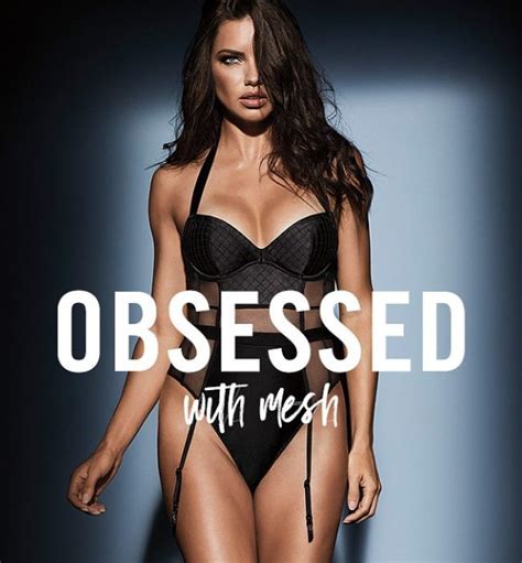 Adriana Lima Sexy For Obsessed Lingerie 2017 Collection By Victorias