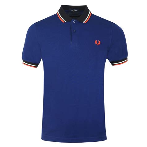 Fred Perry Contrast Rib Polo Shirt Oxygen Clothing
