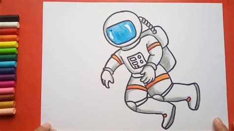 Easy Astronaut Drawing Youtube