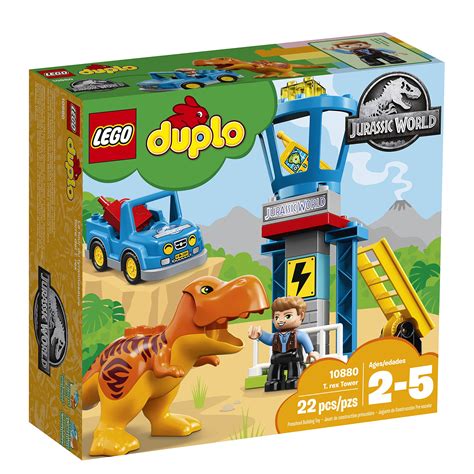 Lego Duplo Jurassic World T Rex Tower 10880 Building Kit 22 Pieces Ebay