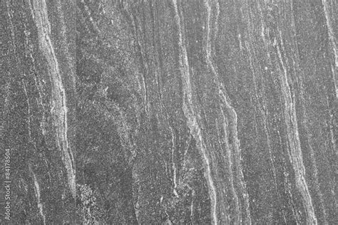 Dark Gray Granite Smooth Stone Wall Texture Background Stock Photo