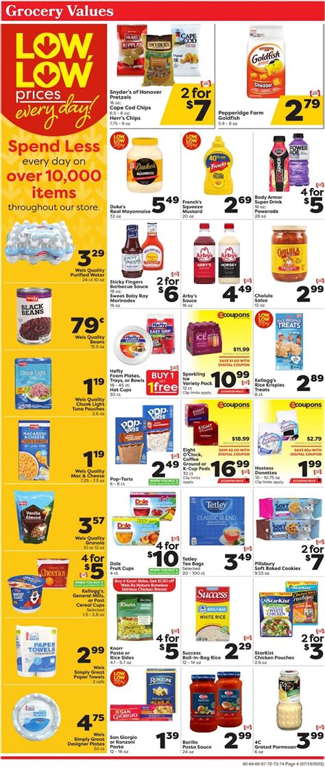 Weis Markets Weekly Flyer July 27 August 3 2023