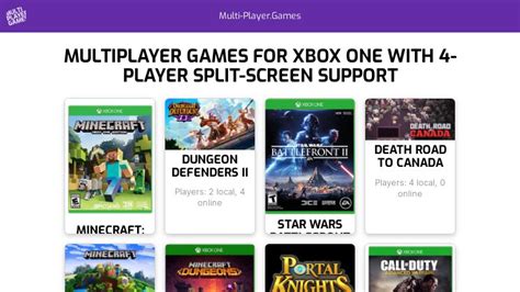 Multiplayer Games For Xbox One With 4 Player Split Screen Support