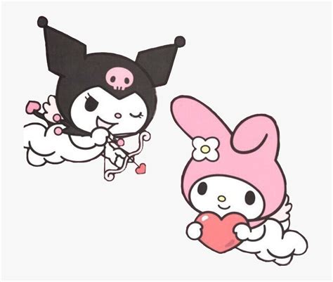 freetoedit kuromi and my melody icons hd png download kindpng