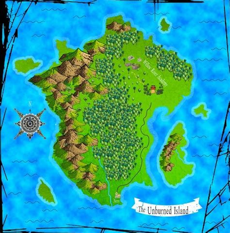Fantasy World Building Making An Abandoned Island Map Auden Johnson