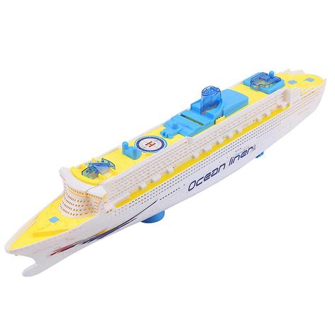 Electric Ocean Liner Cruise Ship Flashing Led Light Kids Musical Early
