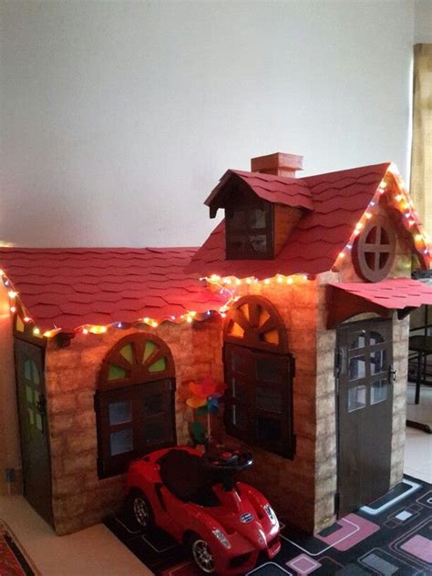 Cardboard Playhouse Projects To Try Pinterest