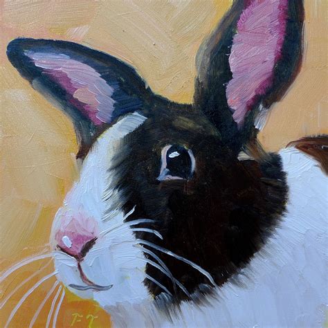 Fay Terrys Daily Paintings Dutch Rabbit