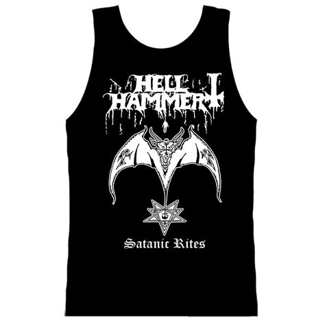 Camiseta Regata Hellhammer Satanic Rites Camiseta Banda Black Metal Shopee Brasil