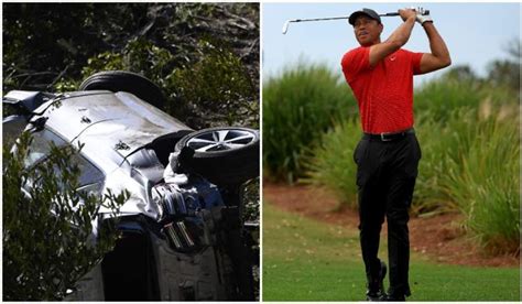 Watch Tiger Woods Car Crash Video Shows His Damaged Suv