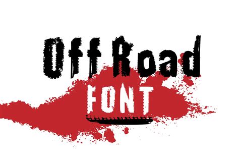 Off Road Font Road Font Unique Lettering Creative Lettering