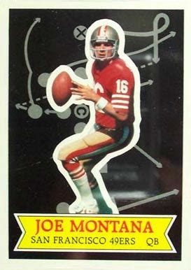 If you collect football cards and don't own a topps joe montana #216 i have but one suggestion!! 1984 Topps Glossy Send-In Joe Montana #13 Football Card Value Price Guide
