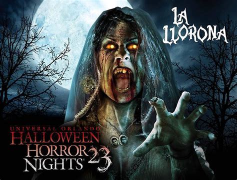 Universal Studios Halloween Horror Nights The Mexican Witch Llorona - La Llorona announced for Halloween Horror Nights 2013 as popular