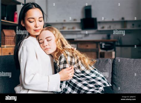 Friends Comforting Hi Res Stock Photography And Images Alamy
