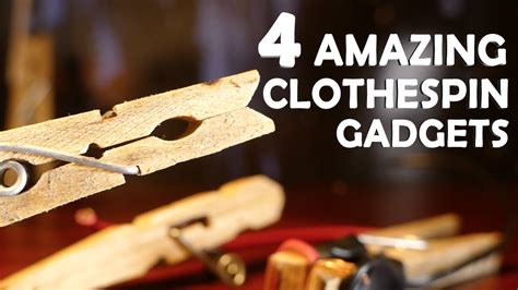 4 Amazing Gadgets To Make With Clothespins Super Easy