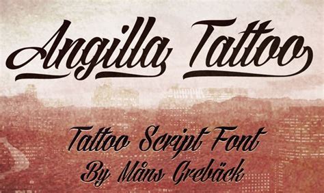That said, we hope that the 25+ best tattoo fonts for designers we compiled on this list allowed you to narrow your selection. 30 Best Free Tattoo Fonts (2015)