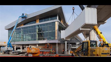 Dfw Terminal C High C Gates Construction Progress March 2022 Youtube
