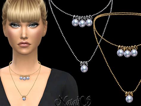 Pearl Necklace The Sims 4 P1 Sims4 Clove Share Asia Tổng Hợp Custom