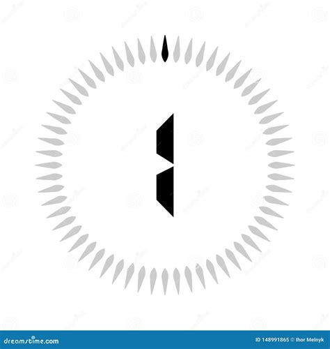 The 1 Minutes Or Seconds Timer Stock Vector Illustration Of Countdown