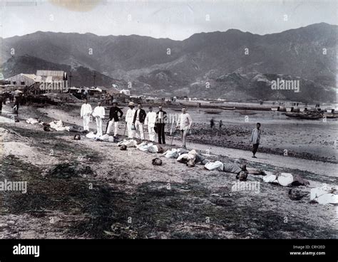 Execution Of Namoa Pirates Kowloon Hong Kong 1891 Stock Photo Alamy