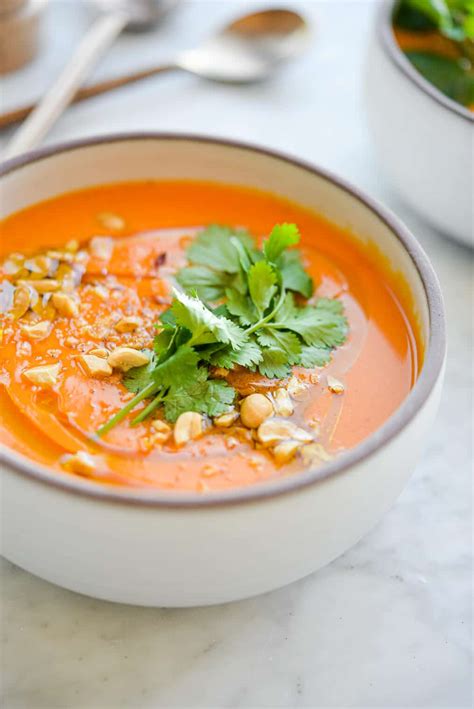 Creamy Thai Carrot Ginger Soup Fed And Fit