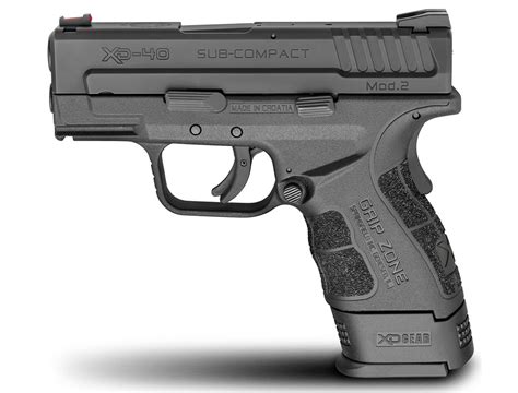 springfield xd mod 2 40 sandw sub compact black with gripzone vance outdoors