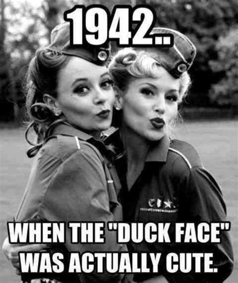 Back When It Was Cute Duck Face Know Your Meme